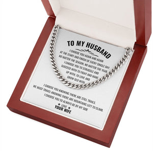 To My Husband | To Love And Grow Old With You 💕💓 | Jewelry | C30184T, C30184TG, lx-C30184, PB23-WOOD, PROD-1818842, PT-1772, USER-43062 | TageUnlimited