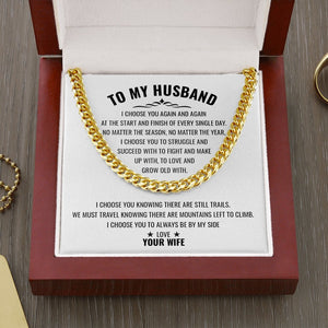 To My Husband | To Love And Grow Old With You 💕💓 | Jewelry | C30184T, C30184TG, lx-C30184, PB23-WOOD, PROD-1818842, PT-1772, USER-43062 | TageUnlimited