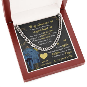 To My Husband | You Are The Most Beautiful Thing ❤️🔥 | Jewelry | C30184T, C30184TG, lx-C30184, PB23-WOOD, PROD-1818809, PT-1772, USER-43062 | TageUnlimited