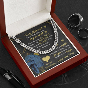 To My Husband | You Are The Most Beautiful Thing ❤️🔥 | Jewelry | C30184T, C30184TG, lx-C30184, PB23-WOOD, PROD-1818809, PT-1772, USER-43062 | TageUnlimited