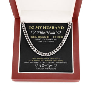 To My Husband | Your Last Everything ❤️⌛ | Jewelry | C30184T, C30184TG, lx-C30184, PB23-WOOD, PROD-1818520, PT-1772, USER-43062 | TageUnlimited