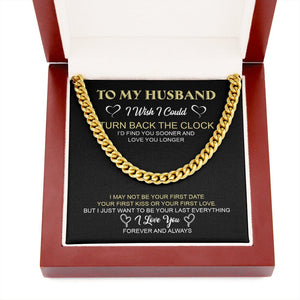 To My Husband | Your Last Everything ❤️⌛ | Jewelry | C30184T, C30184TG, lx-C30184, PB23-WOOD, PROD-1818520, PT-1772, USER-43062 | TageUnlimited