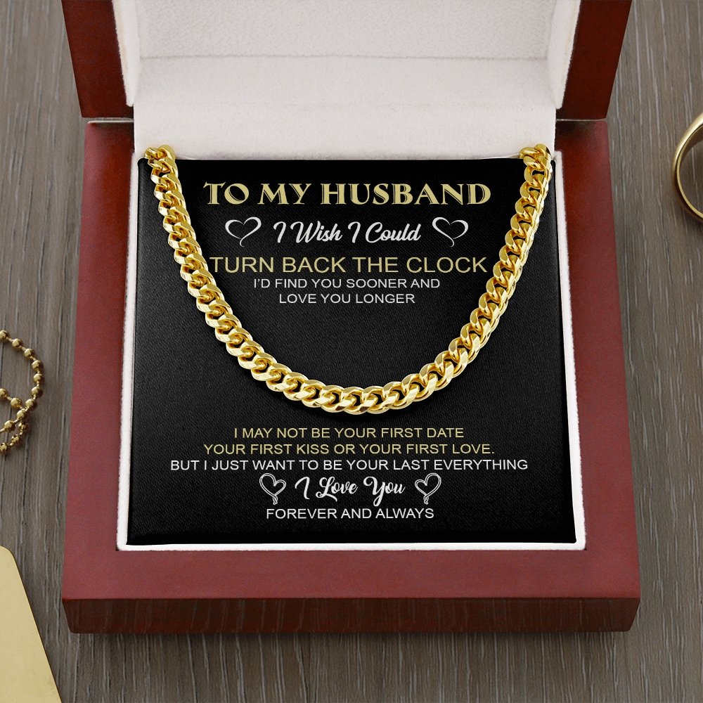 To My Husband | Your Last Everything ❤️⌛ | Jewelry | C30184T, C30184TG, lx-C30184, PB23-WOOD, PROD-1818520, PT-1772, USER-43062 | TageUnlimited