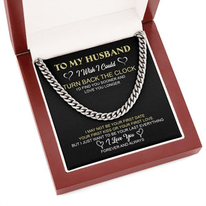 To My Husband | Your Last Everything ❤️⌛ | Jewelry | C30184T, C30184TG, lx-C30184, PB23-WOOD, PROD-1818520, PT-1772, USER-43062 | TageUnlimited