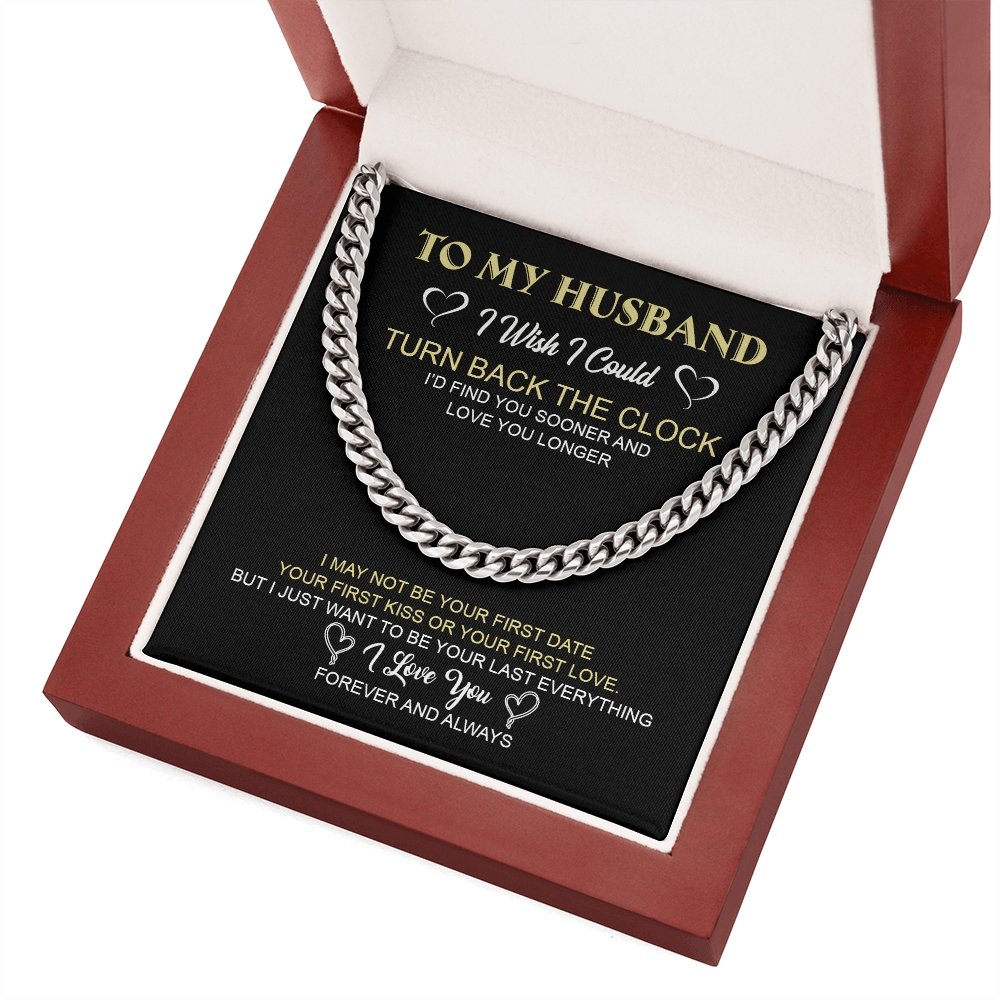 To My Husband | Your Last Everything ❤️⌛ | Jewelry | C30184T, C30184TG, lx-C30184, PB23-WOOD, PROD-1818520, PT-1772, USER-43062 | TageUnlimited
