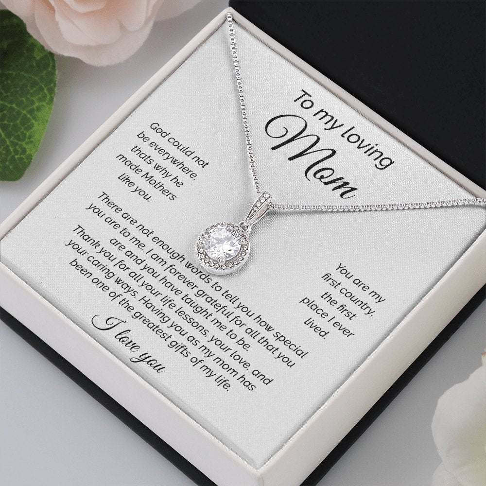To My Loving Mom | There Are Not Enough Words | Jewelry | C30187TR, lx-C30187, PB23-WOOD, PROD-2093610, PT-2646, TNM-1, USER-43062 | TageUnlimited
