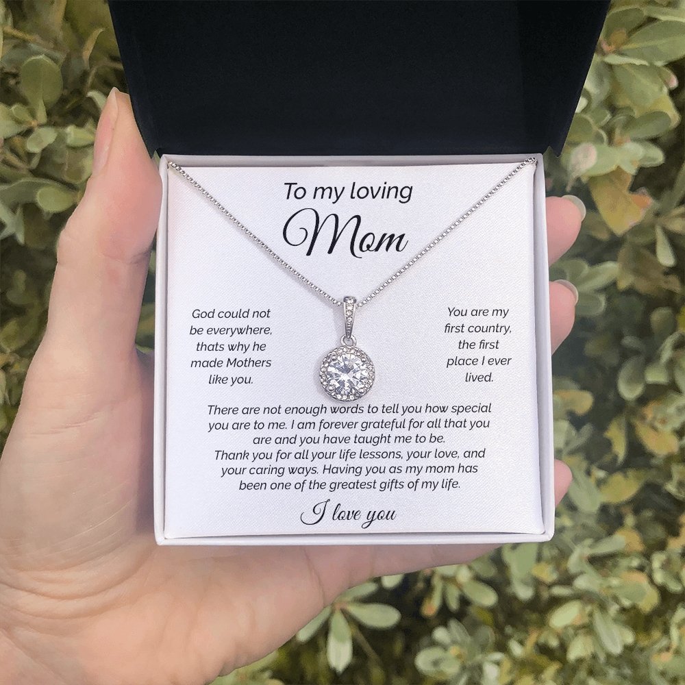 To My Loving Mom | There Are Not Enough Words | Jewelry | C30187TR, lx-C30187, PB23-WOOD, PROD-2093610, PT-2646, TNM-1, USER-43062 | TageUnlimited