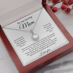 To My Loving Mom | There Are Not Enough Words | Jewelry | C30187TR, lx-C30187, PB23-WOOD, PROD-2093610, PT-2646, TNM-1, USER-43062 | TageUnlimited