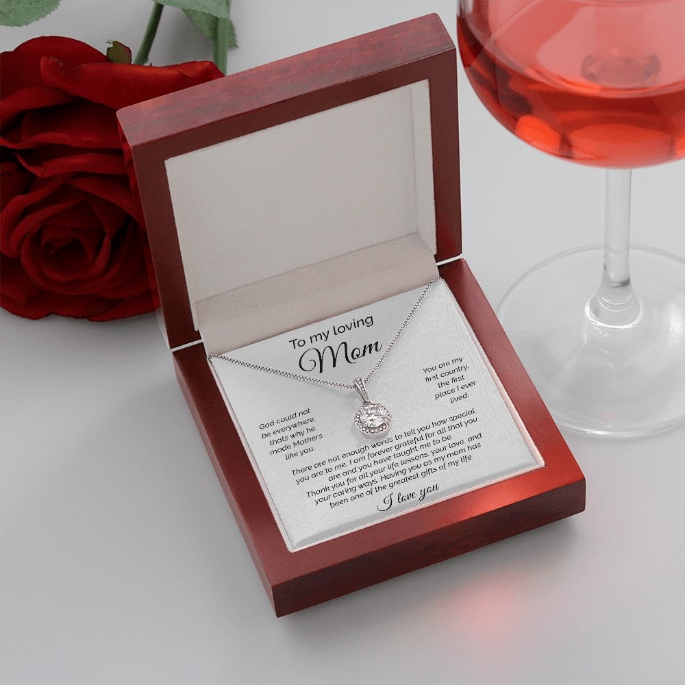 To My Loving Mom | There Are Not Enough Words | Jewelry | C30187TR, lx-C30187, PB23-WOOD, PROD-2093610, PT-2646, TNM-1, USER-43062 | TageUnlimited