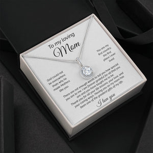 To My Loving Mom | There Are Not Enough Words | Jewelry | C30187TR, lx-C30187, PB23-WOOD, PROD-2093610, PT-2646, TNM-1, USER-43062 | TageUnlimited