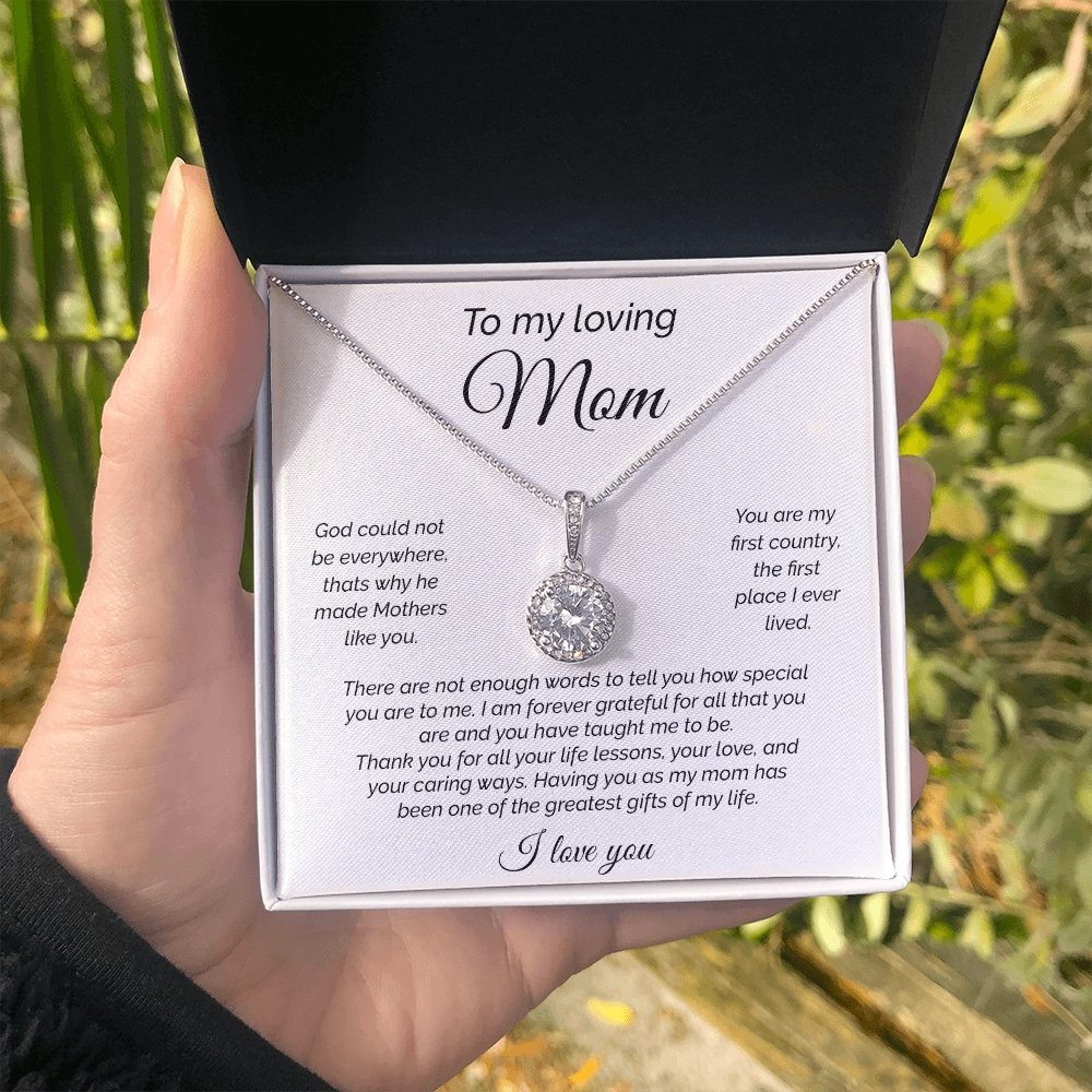 To My Loving Mom | There Are Not Enough Words | Jewelry | C30187TR, lx-C30187, PB23-WOOD, PROD-2093610, PT-2646, TNM-1, USER-43062 | TageUnlimited