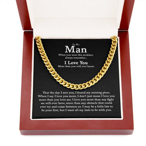 To My Man | All My Last To be With You ❤️🎁 | Jewelry | C30184T, C30184TG, lx-C30184, PB23-WOOD, PROD-1805047, PT-1772, USER-43062, WARRANTY-UPSELL | TageUnlimited