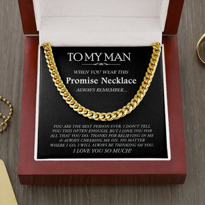 To My Man | Always Thinking Of You ❤️🥰 | Jewelry | C30184T, C30184TG, lx-C30184, PB23-WOOD, PROD-1818594, PT-1772, USER-43062 | TageUnlimited