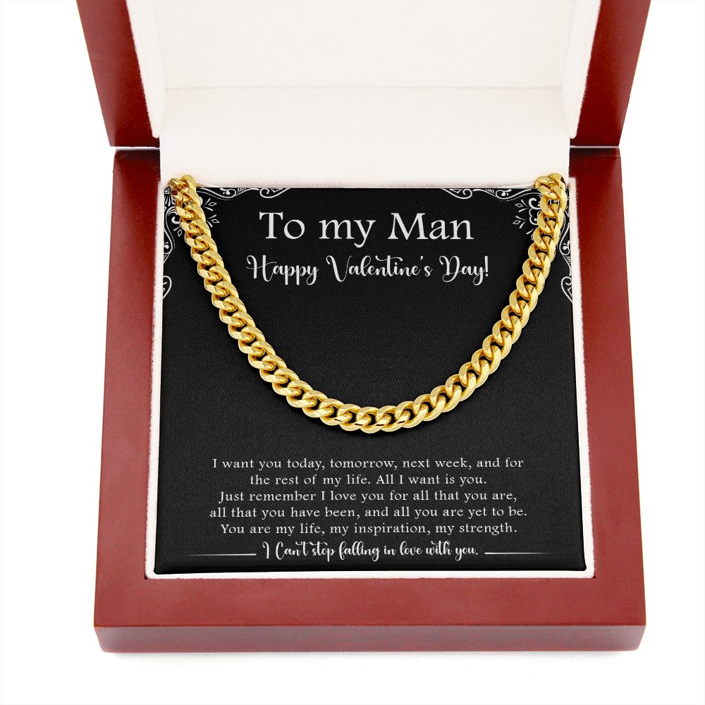To My Man | Can't Stop Falling In Love With You 💝💗 | Jewelry | C30184T, C30184TG, lx-C30184, PB23-WOOD, PROD-1818363, PT-1772, USER-43062 | TageUnlimited