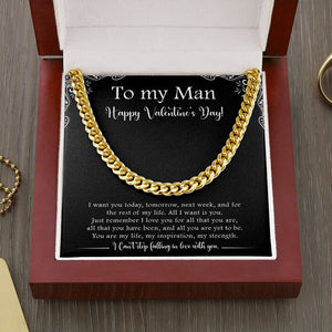 To My Man | Can't Stop Falling In Love With You 💝💗 | Jewelry | C30184T, C30184TG, lx-C30184, PB23-WOOD, PROD-1818363, PT-1772, USER-43062 | TageUnlimited