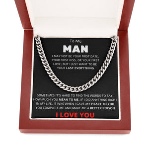 TO MY MAN | I MAY NOT BE YOUR FIRST | Jewelry | C30184T, C30184TG, lx-C30184, PB23-WOOD, PROD-1816161, PT-1772, USER-43062 | TageUnlimited