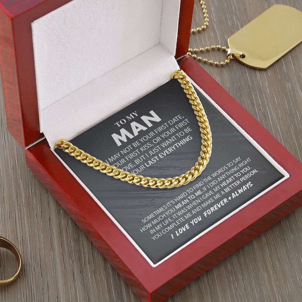 TO MY MAN | I MAY NOT BE YOUR FIRST DATE | Jewelry | C30184T, C30184TG, lx-C30184, PB23-WOOD, PROD-1815942, PT-1772, USER-43062 | TageUnlimited