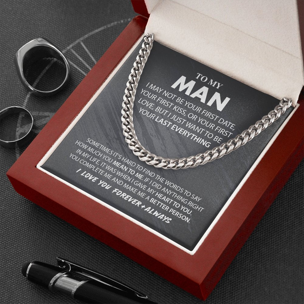 TO MY MAN | I MAY NOT BE YOUR FIRST DATE | Jewelry | C30184T, C30184TG, lx-C30184, PB23-WOOD, PROD-1815942, PT-1772, USER-43062 | TageUnlimited