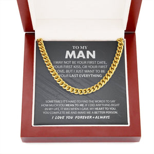 TO MY MAN | I MAY NOT BE YOUR FIRST DATE | Jewelry | C30184T, C30184TG, lx-C30184, PB23-WOOD, PROD-1815942, PT-1772, USER-43062 | TageUnlimited
