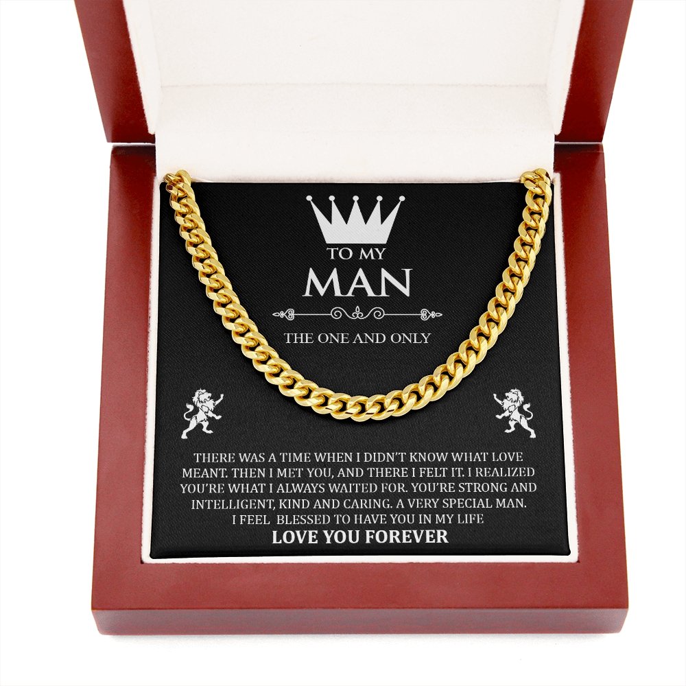 To My Man | The One And Only | Jewelry | C30184T, C30184TG, lx-C30184, PB23-WOOD, PROD-1957245, PT-1772, USER-43062 | TageUnlimited
