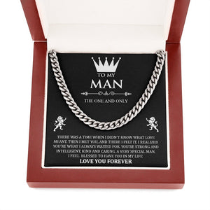 To My Man | The One And Only | Jewelry | C30184T, C30184TG, lx-C30184, PB23-WOOD, PROD-1957245, PT-1772, USER-43062 | TageUnlimited