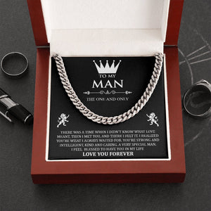 To My Man | The One And Only | Jewelry | C30184T, C30184TG, lx-C30184, PB23-WOOD, PROD-1957245, PT-1772, USER-43062 | TageUnlimited