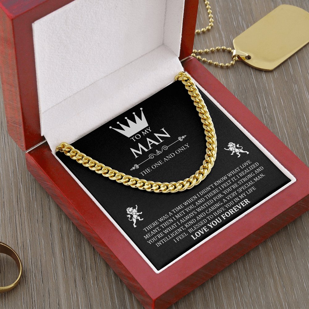 To My Man | The One And Only | Jewelry | C30184T, C30184TG, lx-C30184, PB23-WOOD, PROD-1957245, PT-1772, USER-43062 | TageUnlimited
