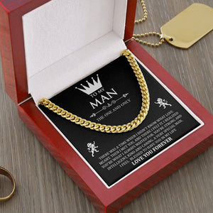 To My Man | The One And Only | Jewelry | C30184T, C30184TG, lx-C30184, PB23-WOOD, PROD-1957245, PT-1772, USER-43062 | TageUnlimited