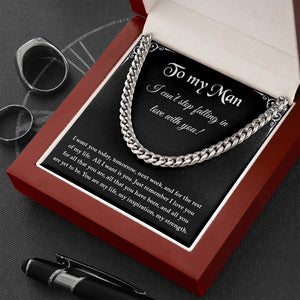 To My Man | You Are My Life | Jewelry | C30184T, C30184TG, lx-C30184, PB23-WOOD, PROD-1957237, PT-1772, USER-43062 | TageUnlimited