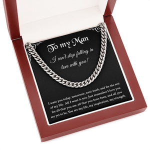 To My Man | You Are My Life | Jewelry | C30184T, C30184TG, lx-C30184, PB23-WOOD, PROD-1957237, PT-1772, USER-43062 | TageUnlimited