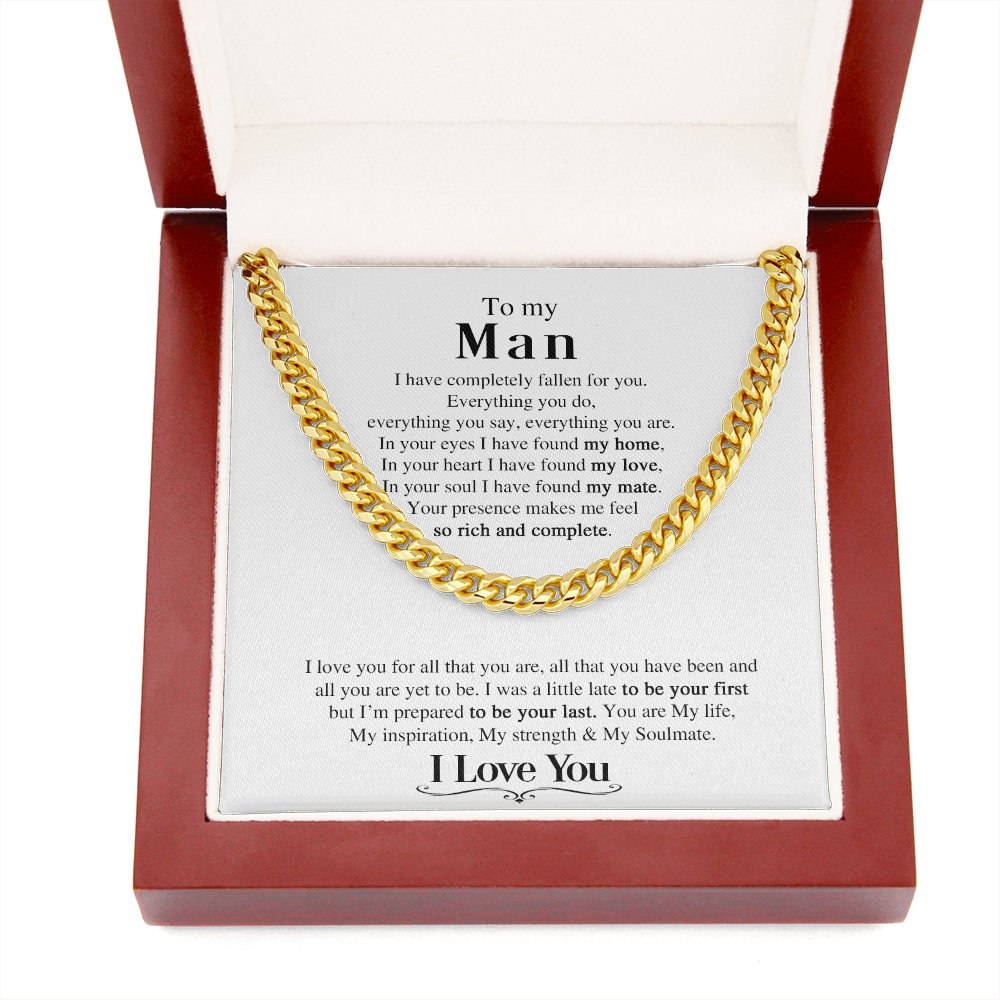 To My Man | You Are My Soulmate ❤️🔥 | Jewelry | C30184T, C30184TG, lx-C30184, PB23-WOOD, PROD-1823415, PT-1772, USER-43062 | TageUnlimited