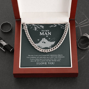 To My Man | You Complete Me 💕🔥 | Jewelry | C30184T, C30184TG, lx-C30184, PB23-WOOD, PROD-1805184, PT-1772, USER-43062 | TageUnlimited