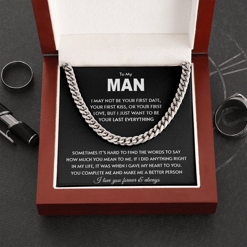 To My Man | You Make Me A Better Person | Jewelry | C30184T, C30184TG, lx-C30184, PB23-WOOD, PROD-1953194, PT-1772, USER-43062 | TageUnlimited
