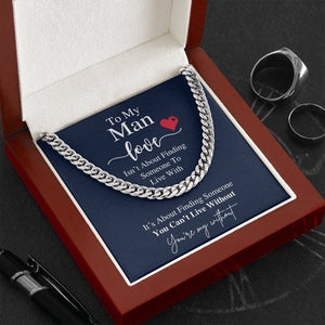 To My Man | You're My Without ❤️💝 | Jewelry | C30184T, C30184TG, lx-C30184, PB23-WOOD, PROD-1805684, PT-1772, USER-43062 | TageUnlimited