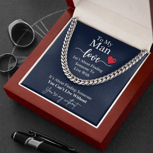 To My Man | You're My Without ❤️💝 | Jewelry | C30184T, C30184TG, lx-C30184, PB23-WOOD, PROD-1805684, PT-1772, USER-43062 | TageUnlimited