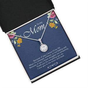 To My Mom | Because Of You | Jewelry | C30187TR, lx-C30187, PB23-WOOD, PROD-2001425, PT-2646, TNM-1, USER-43062 | TageUnlimited