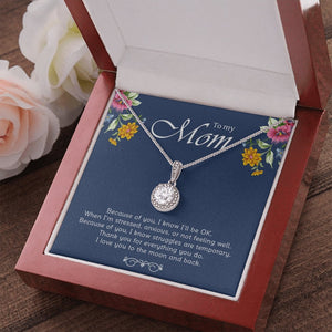 To My Mom | Because Of You | Jewelry | C30187TR, lx-C30187, PB23-WOOD, PROD-2001425, PT-2646, TNM-1, USER-43062 | TageUnlimited