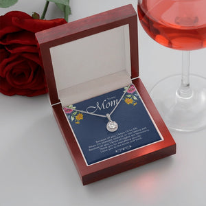To My Mom | Because Of You | Jewelry | C30187TR, lx-C30187, PB23-WOOD, PROD-2001425, PT-2646, TNM-1, USER-43062 | TageUnlimited