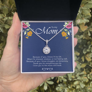 To My Mom | Because Of You | Jewelry | C30187TR, lx-C30187, PB23-WOOD, PROD-2001425, PT-2646, TNM-1, USER-43062 | TageUnlimited