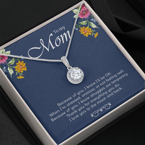 To My Mom | Because Of You | Jewelry | C30187TR, lx-C30187, PB23-WOOD, PROD-2001425, PT-2646, TNM-1, USER-43062 | TageUnlimited