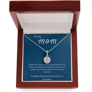 To My Mom | Best Moms Get Promoted | Jewelry | C30187TR, lx-C30187, PB23-WOOD, PROD-2010269, PT-2646, TNM-1, USER-43062 | TageUnlimited