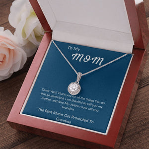 To My Mom | Best Moms Get Promoted | Jewelry | C30187TR, lx-C30187, PB23-WOOD, PROD-2010269, PT-2646, TNM-1, USER-43062 | TageUnlimited