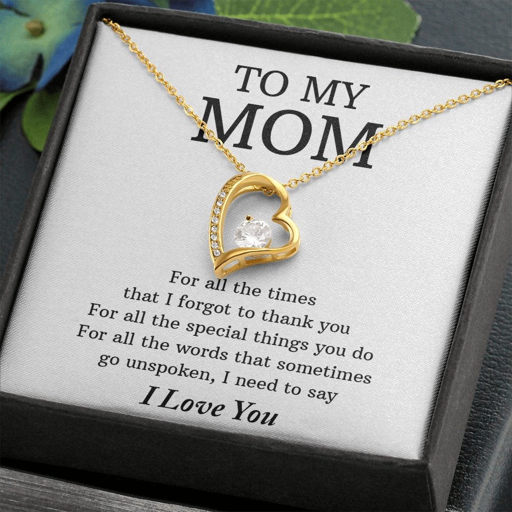 To My Mom | For All The Times | Jewelry | C30025TG, C30025TR, lx-C30025, PB23-WOOD, PROD-2070574, PT-781, TNM-1, USER-43062 | TageUnlimited