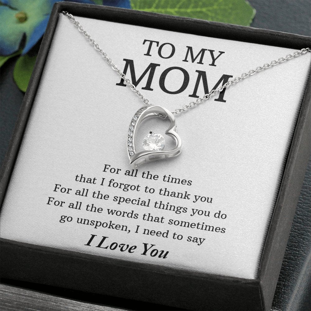 To My Mom | For All The Times | Jewelry | C30025TG, C30025TR, lx-C30025, PB23-WOOD, PROD-2070574, PT-781, TNM-1, USER-43062 | TageUnlimited