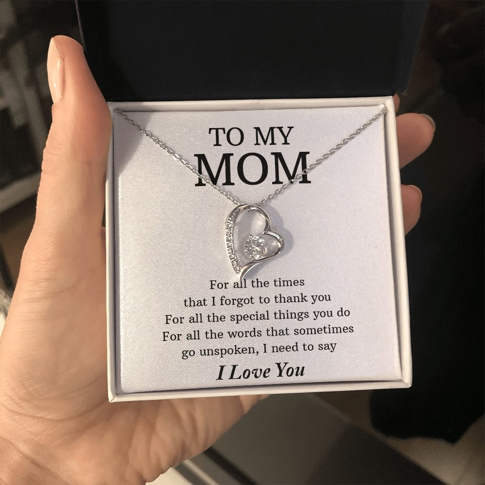 To My Mom | For All The Times | Jewelry | C30025TG, C30025TR, lx-C30025, PB23-WOOD, PROD-2070574, PT-781, TNM-1, USER-43062 | TageUnlimited