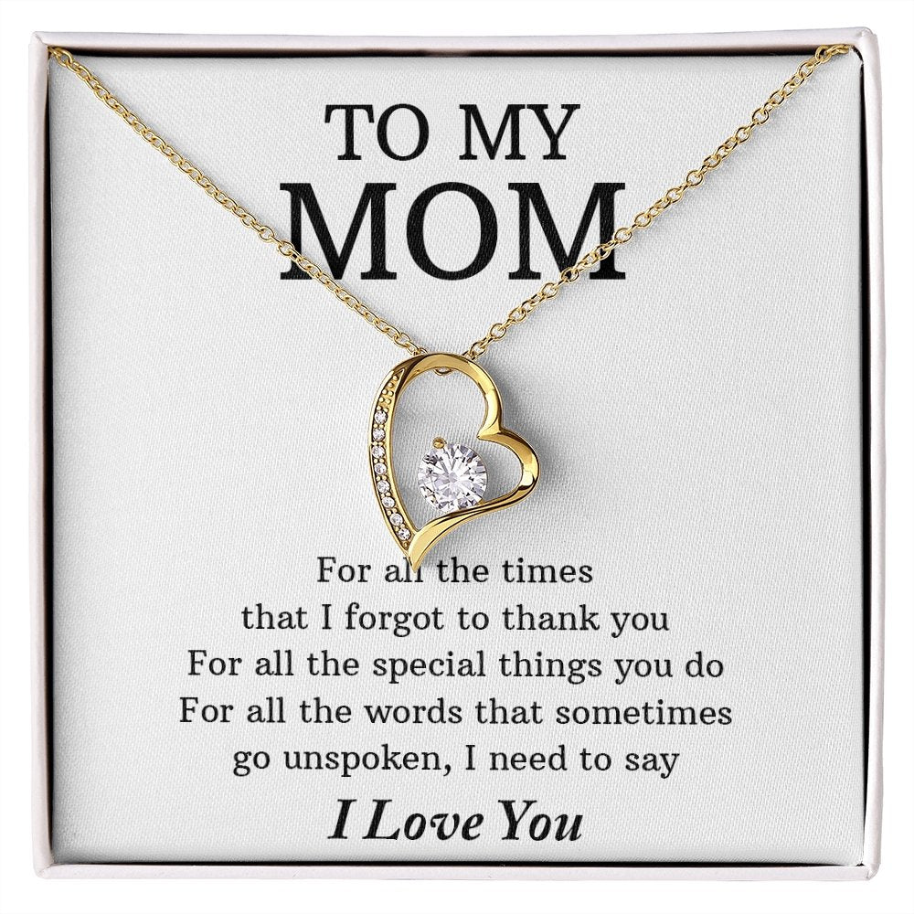 To My Mom | For All The Times | Jewelry | C30025TG, C30025TR, lx-C30025, PB23-WOOD, PROD-2070574, PT-781, TNM-1, USER-43062 | TageUnlimited
