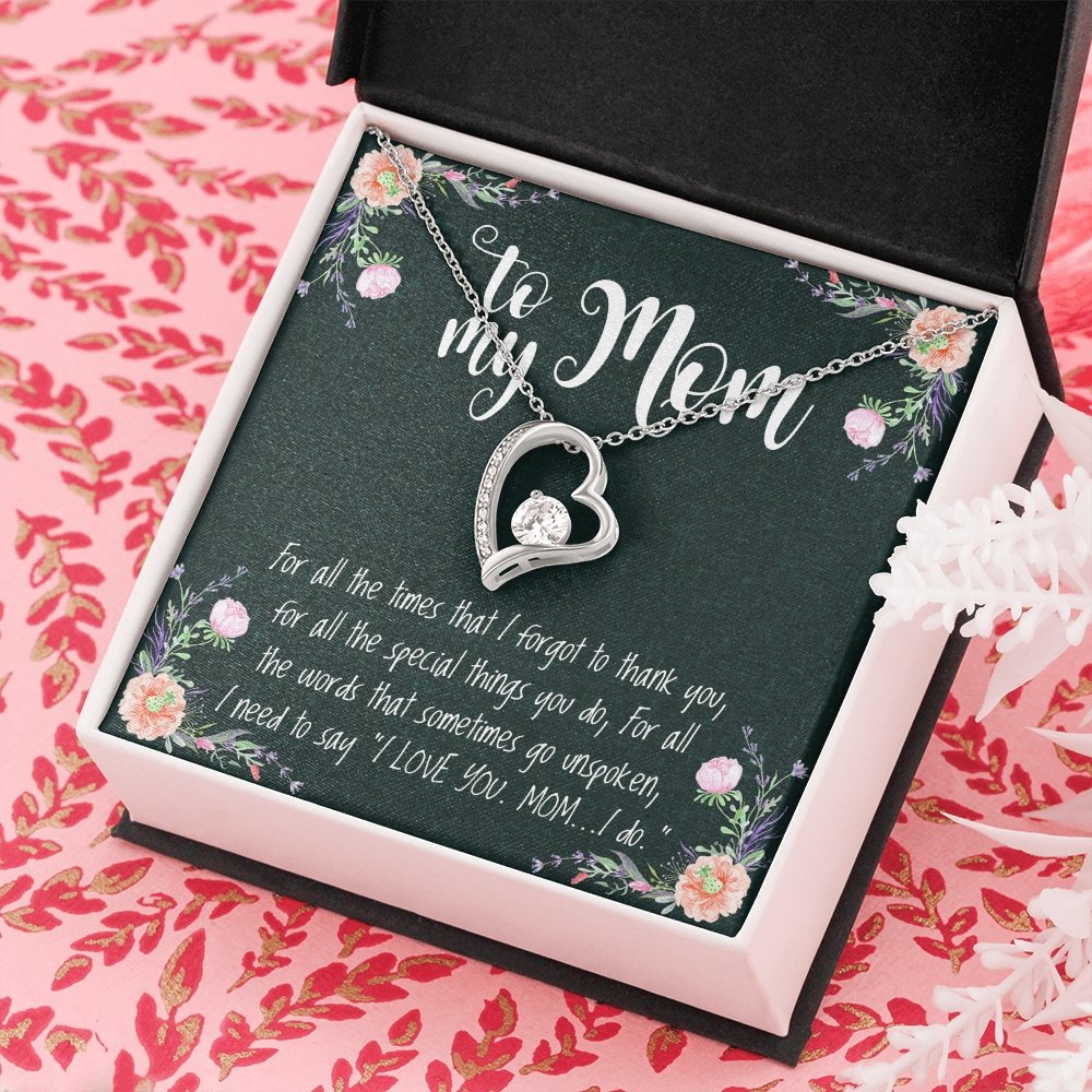 To My Mom | Forever Love Necklace 💓💓 | Jewelry | C30025TR, lx-C30025, PB23-WOOD, PROD-1582818, PT-1100, TNM-1, USER-43062, WARRANTY-UPSELL | TageUnlimited