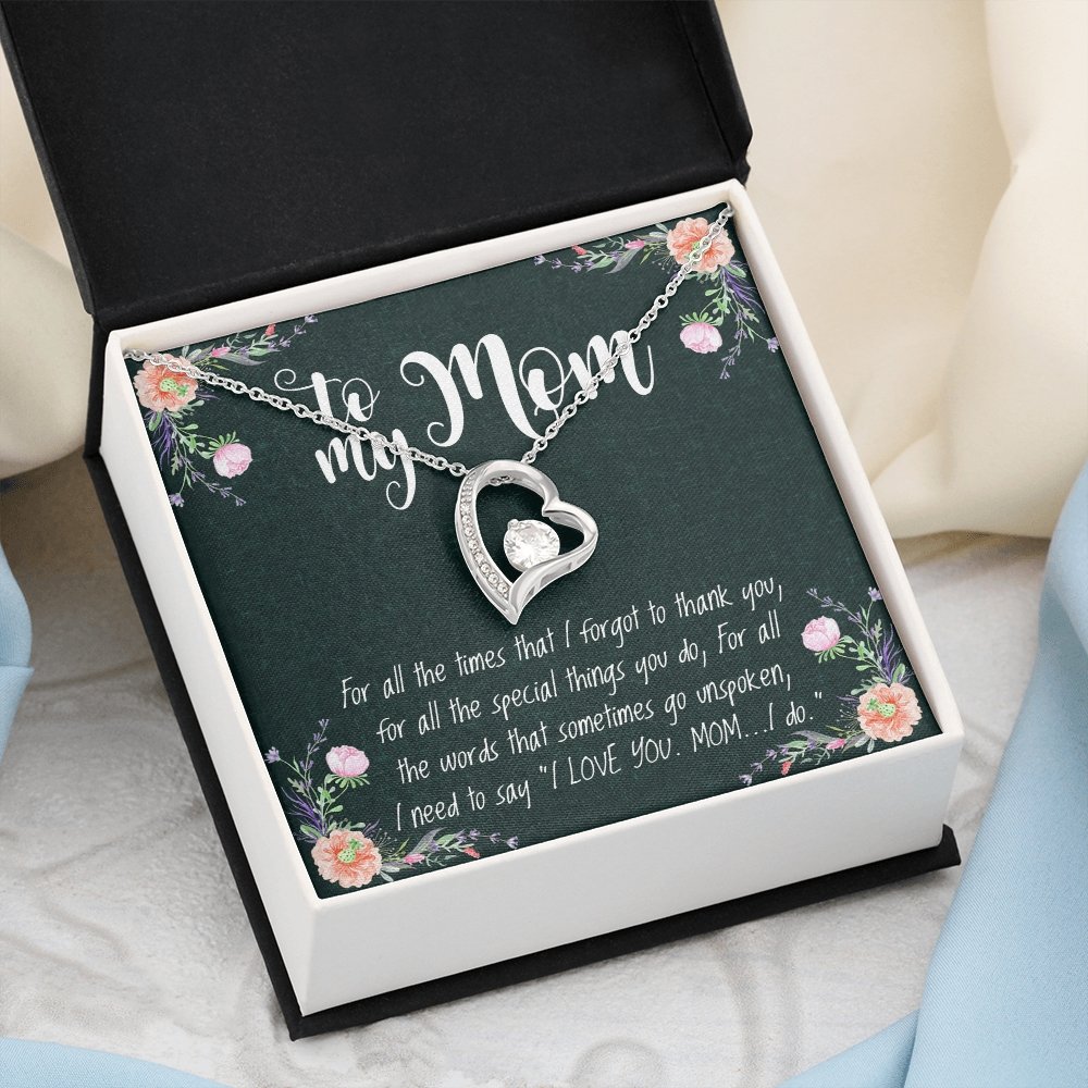 To My Mom | Forever Love Necklace 💓💓 | Jewelry | C30025TR, lx-C30025, PB23-WOOD, PROD-1582818, PT-1100, TNM-1, USER-43062, WARRANTY-UPSELL | TageUnlimited
