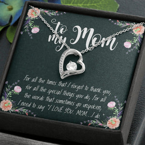 To My Mom | Forever Love Necklace 💓💓 | Jewelry | C30025TR, lx-C30025, PB23-WOOD, PROD-1582818, PT-1100, TNM-1, USER-43062, WARRANTY-UPSELL | TageUnlimited