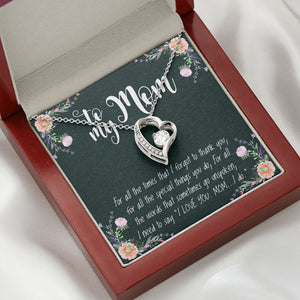 To My Mom | Forever Love Necklace 💓💓 | Jewelry | C30025TR, lx-C30025, PB23-WOOD, PROD-1582818, PT-1100, TNM-1, USER-43062, WARRANTY-UPSELL | TageUnlimited